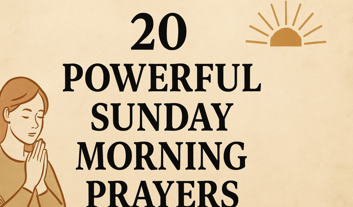 Sunday Morning Prayers