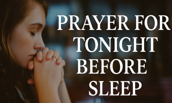 Prayer for Tonight Before Sleep