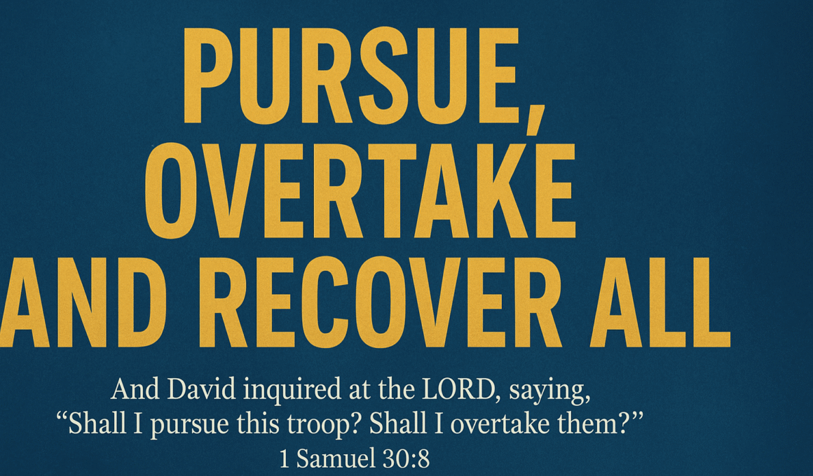 Prayer points on Pursue Overtake and Recover All