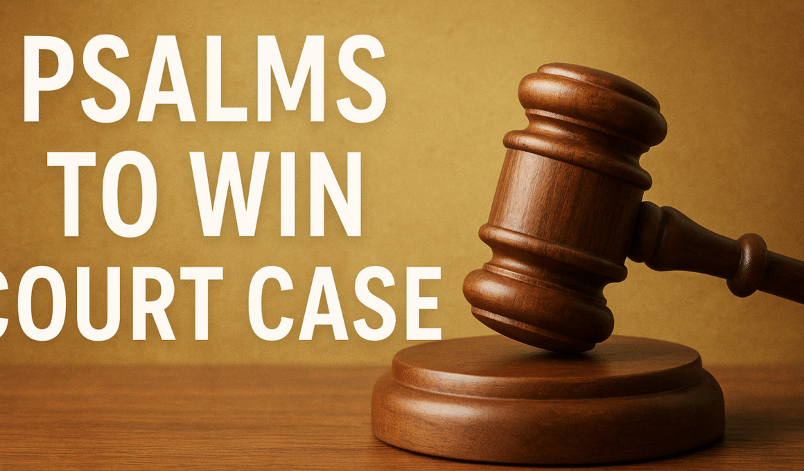 Psalms to Win Court Case