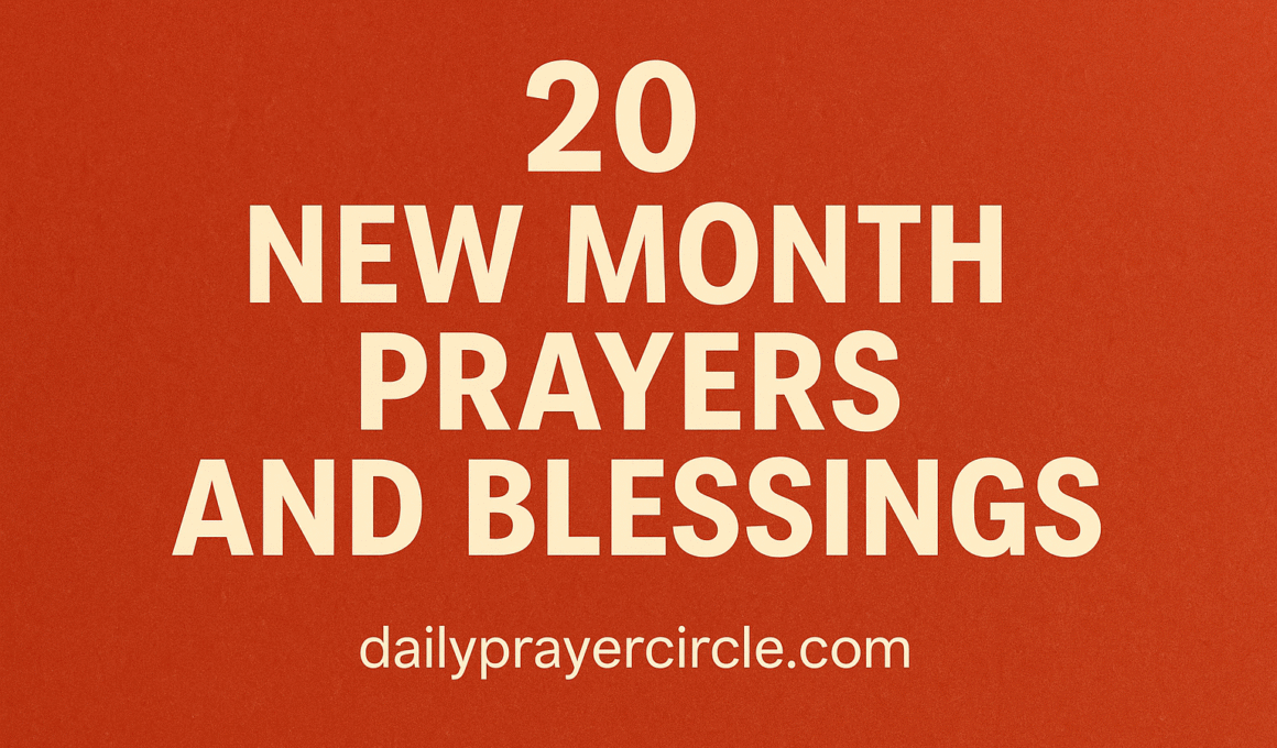 20+ Powerful New Month Prayers And Blessings with Scriptures 2026