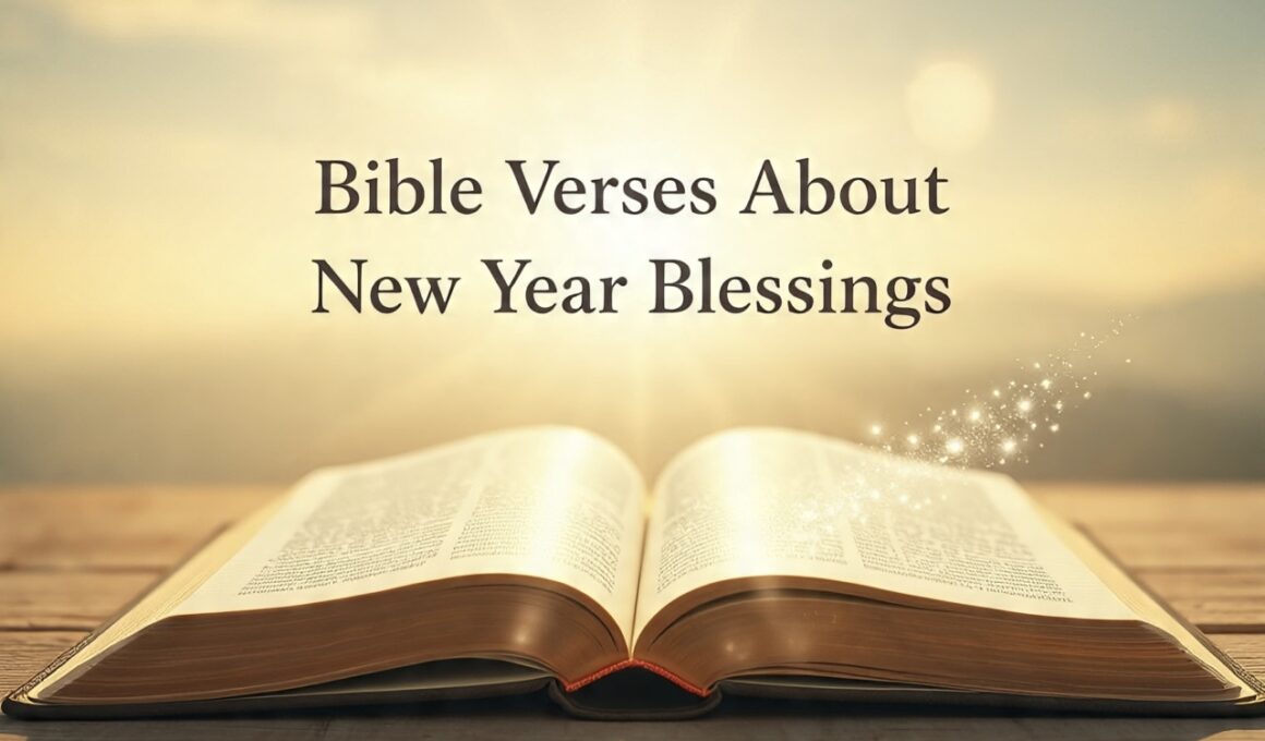 44+ Powerful Bible Verses About New Year Blessings with Prayers 2026