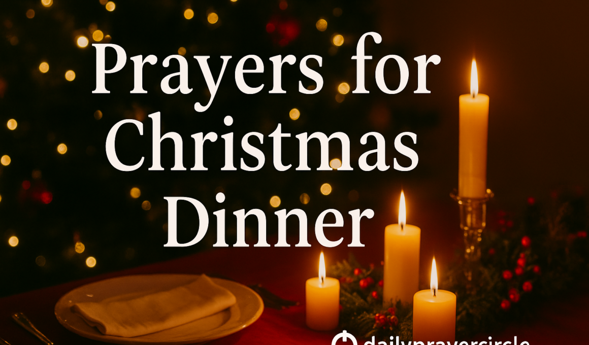 22+ Amazing Prayers for Christmas Dinner with Bible Verses 2026