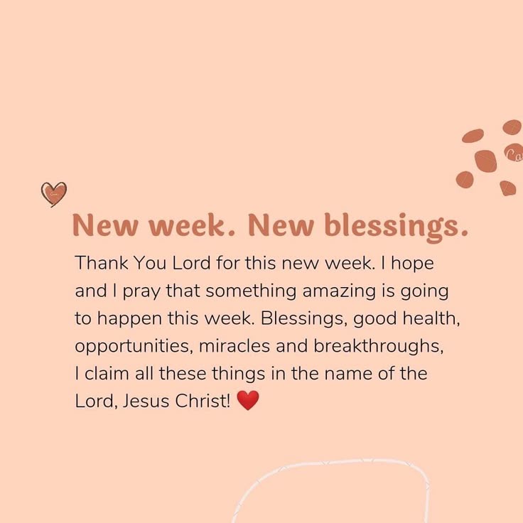 105+ Amazing New Week Prayer Message 2026