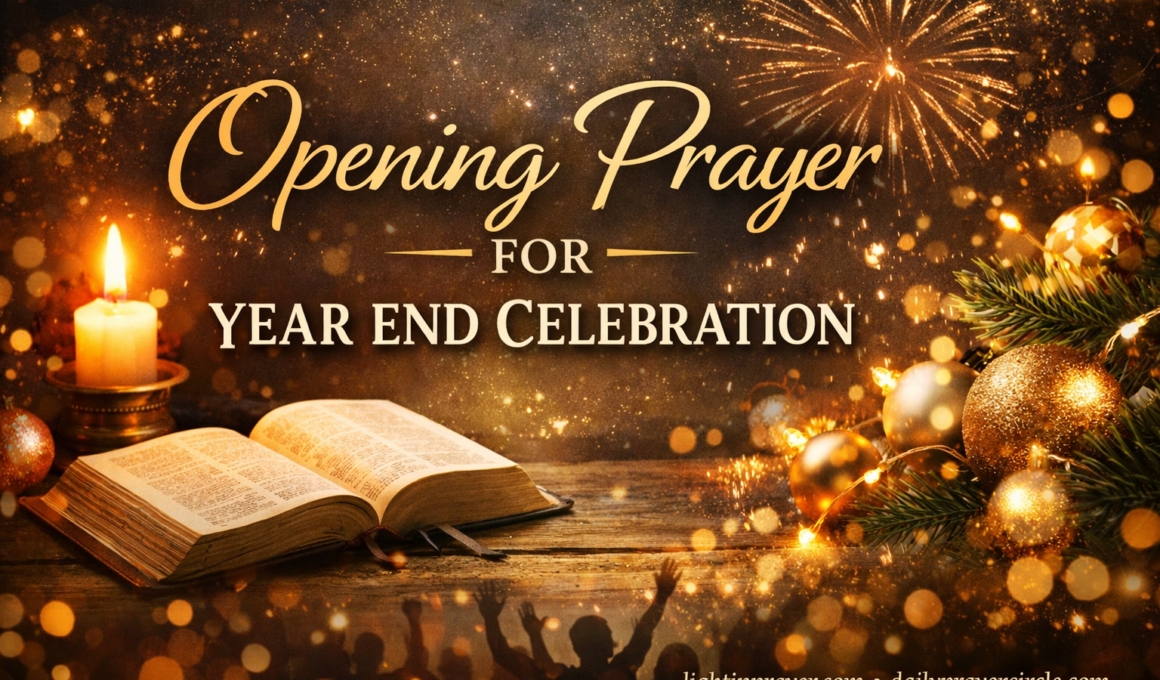42+ Powerful Short Prayer for Year End Party with Bible Verses 2026