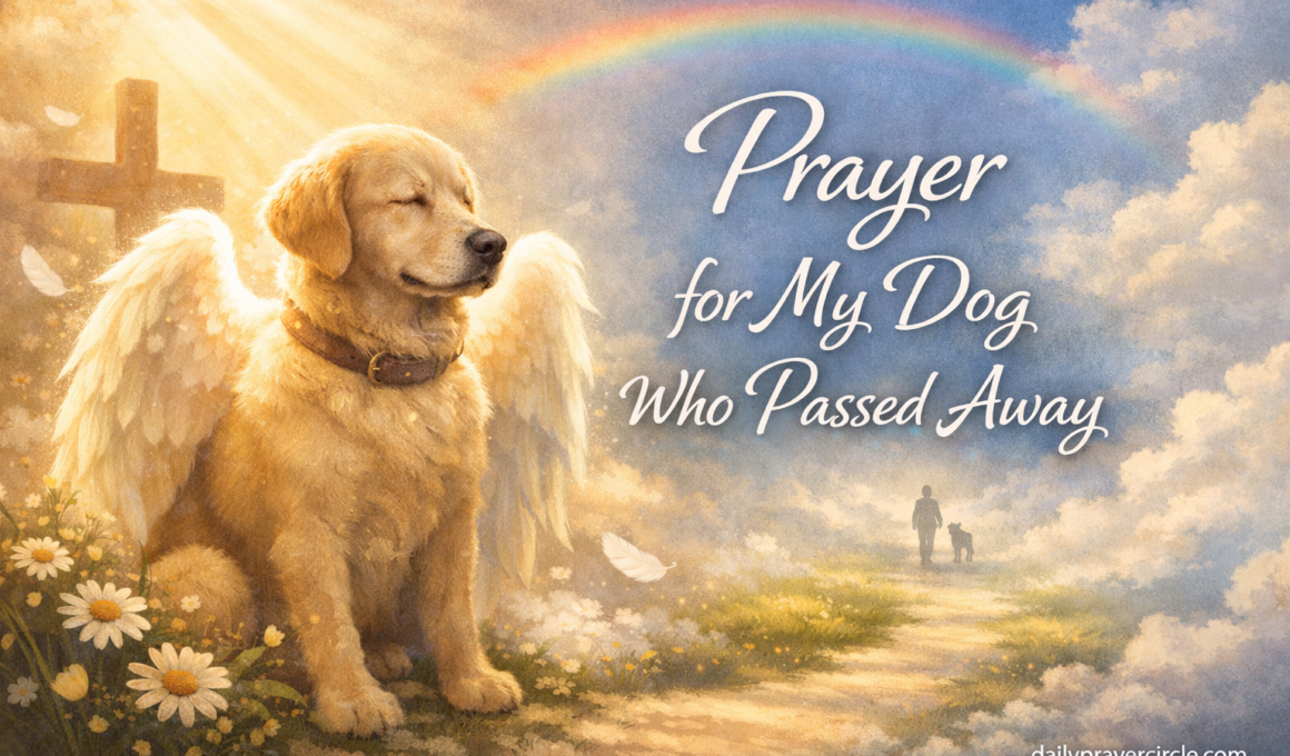 36+ Powerful Prayer for My Dog Who Passed Away with Bible Verses 2026