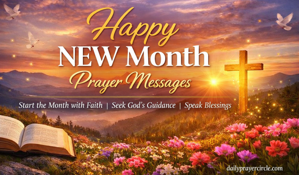 200+ Amazing Happy New Month Prayer Messages 2026