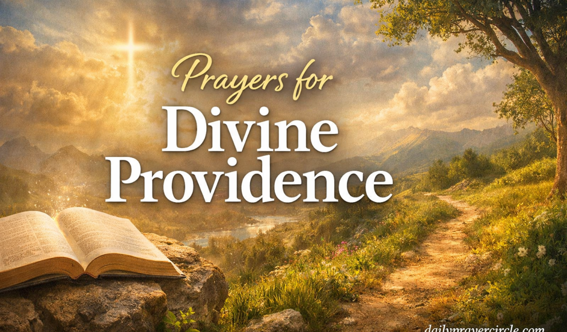 35+ Powerful Prayers for Divine Providence with Bible Verses 2026