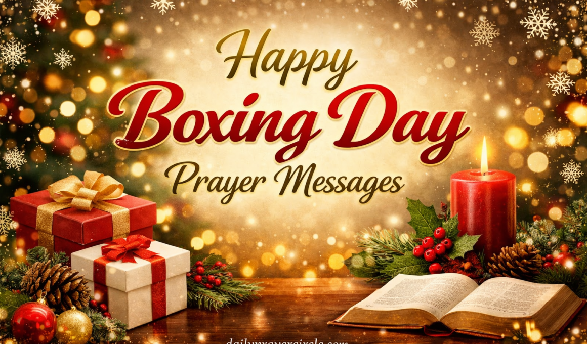 220+ Amazing Happy Boxing Day Prayer Messages 2026