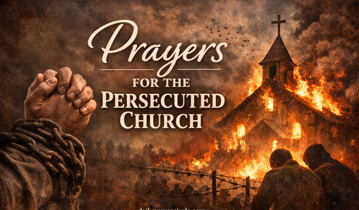 38+ Powerful Prayers for the Persecuted Church with Bible Verses 2026