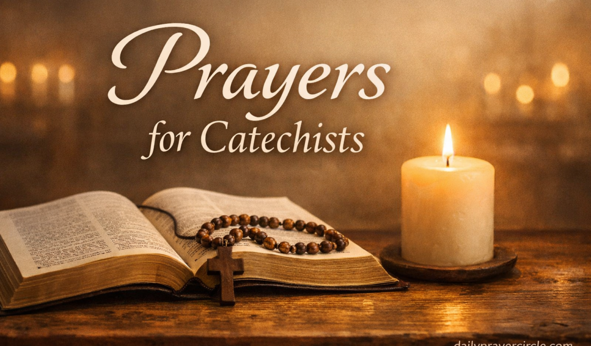 37+ Powerful Prayers for Catechists with Bible Verses 2026