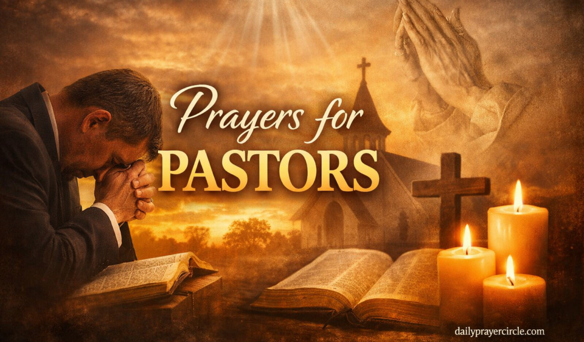 46+ Powerful Prayers for Pastors with Bible Verses 2026