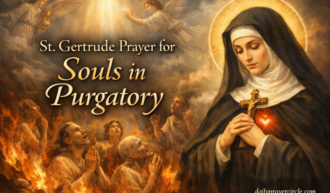 37+ Powerful St Gertrude Prayer for Souls in Purgatory with Bible Verses 2026