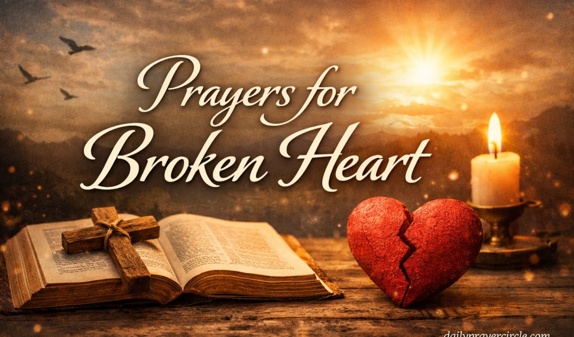 28+ Powerful Prayers for Broken Heart with Bible Verses 2026