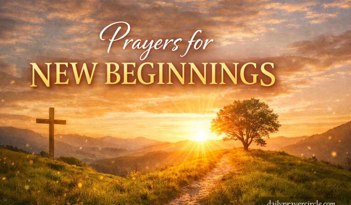 45+ Powerful Prayers for New Beginnings with Bible Verses 2026