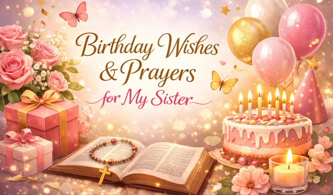 45+ Amazing Birthday Wishes and Prayers for My Sister with Scriptures 2026