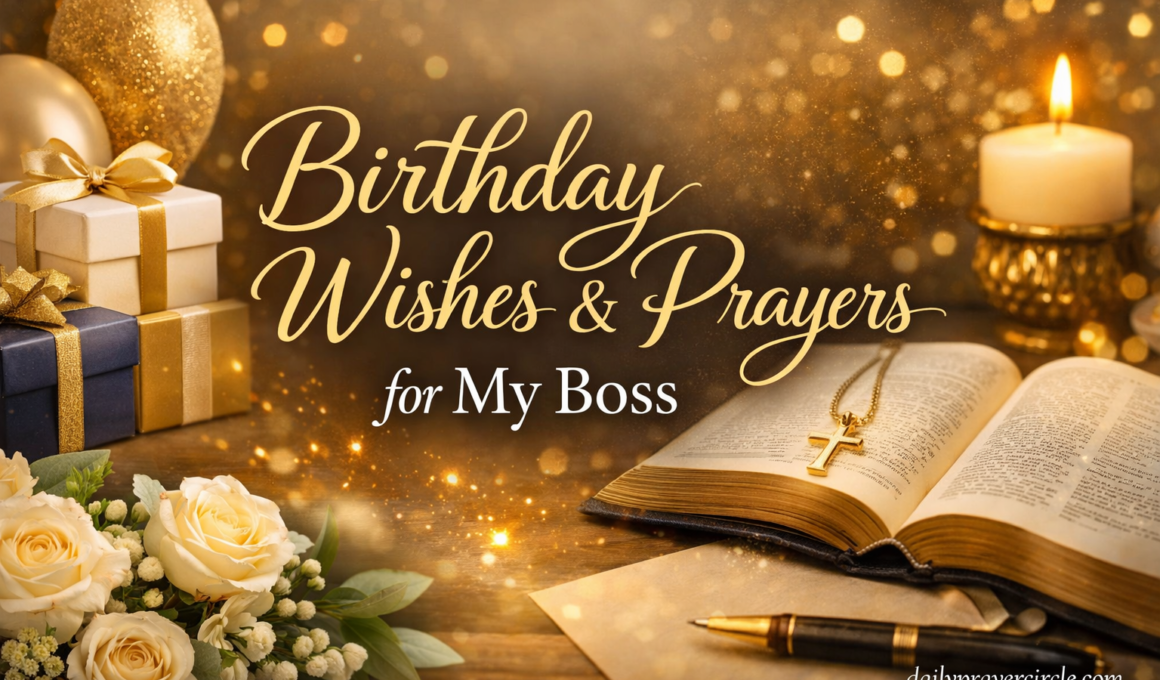 47+ Amazing Birthday Wishes and Prayers for My Boss with Bible Verses 2026
