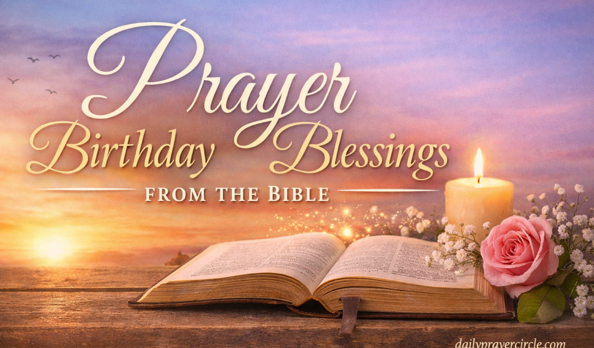 50+ Amazing Prayer Birthday Blessings from the Bible 2026