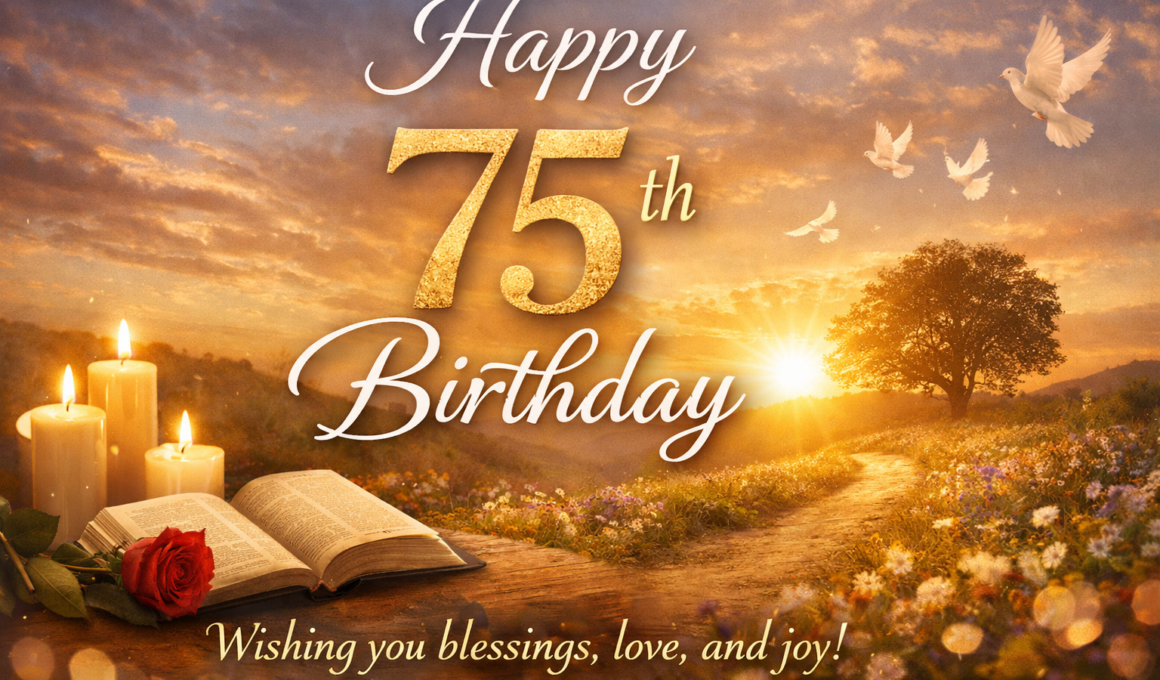52+ Amazing Happy 75th Birthday Wishes with Bible Verses 2026