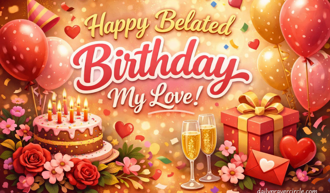 70+ Amazing Happy Belated Birthday Wishes Messages with Bible Verses 2026