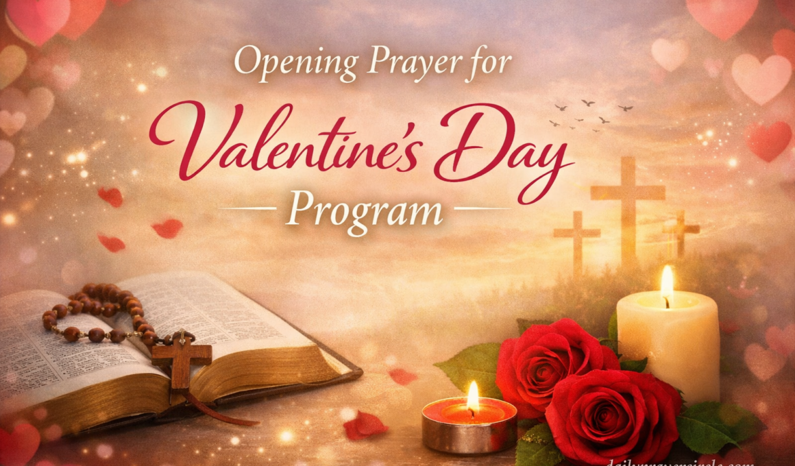 53+ Powerful Opening Prayer for Valentine's Day Program with Bible Verses 2026